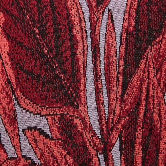 [LAST] NWT Zara S Puff Sleeve Jacquard Dress - Picture 6 of 7